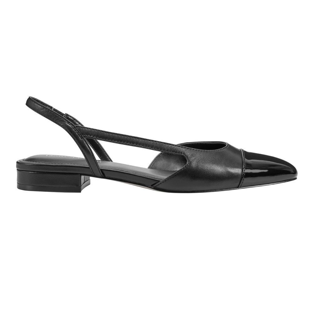 Marc Fisher Dela Closed Toe Sling Back Dress Flat Black Size 7 - Picture 3 of 13